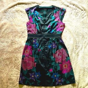 Silky Floral Digital Print MiniDress from Nanette Lepore